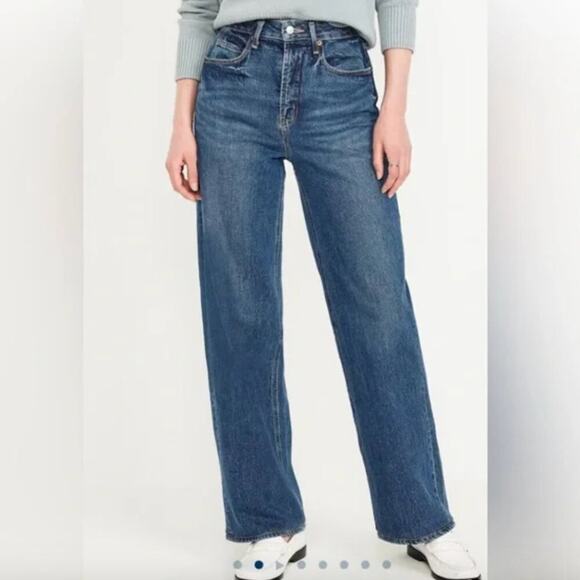 J. Crew Full Length Wide-Leg Button Fly Stretch Denim Jeans Size 30 - Picture 1 of 8